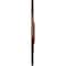 Ekena Millwork Sunflower Medallion (Canopies up to 5 5/8"), 29 1/2"OD x 3 5/8"ID x 1 5/8"P, Burnished Mahogany CM29SFBMC - alternate 3